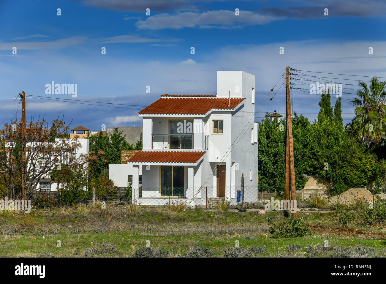 Summer Cottage Paphos Cyprus Ferienhaus Zypern Stock Photo Alamy