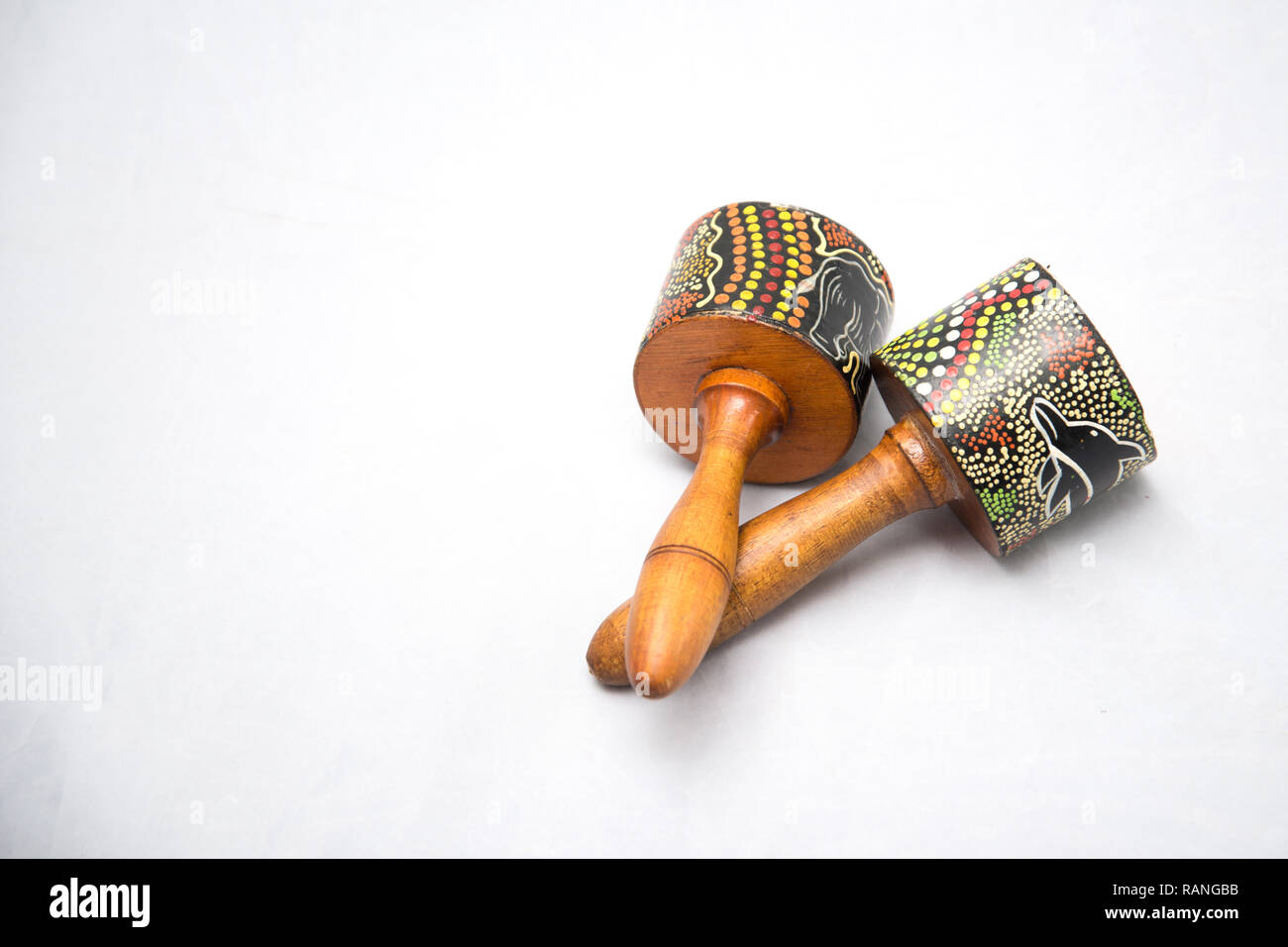 Traditional musical instrument made of natural materials. Maracas Stock  Photo - Alamy