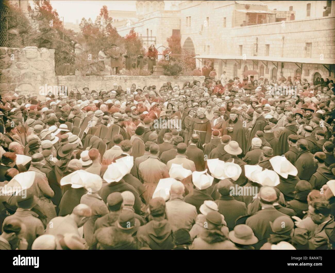 Centennial Easter celebrations. Holy Year. The Holy Friday Via Dolorosa ...