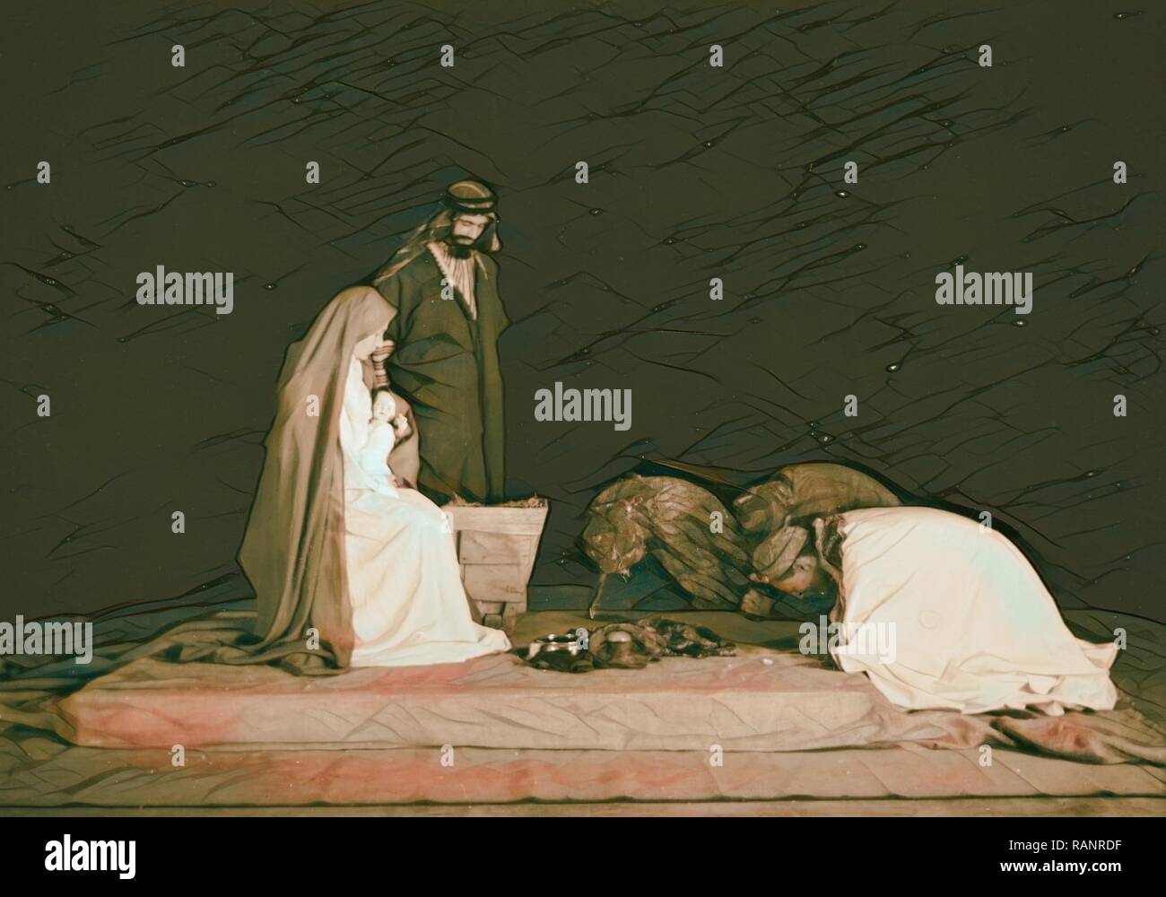The Christmas Story, Y.M.C.A. tableaux The Adoration of the Magi IV. 1934, Jerusalem, Israel