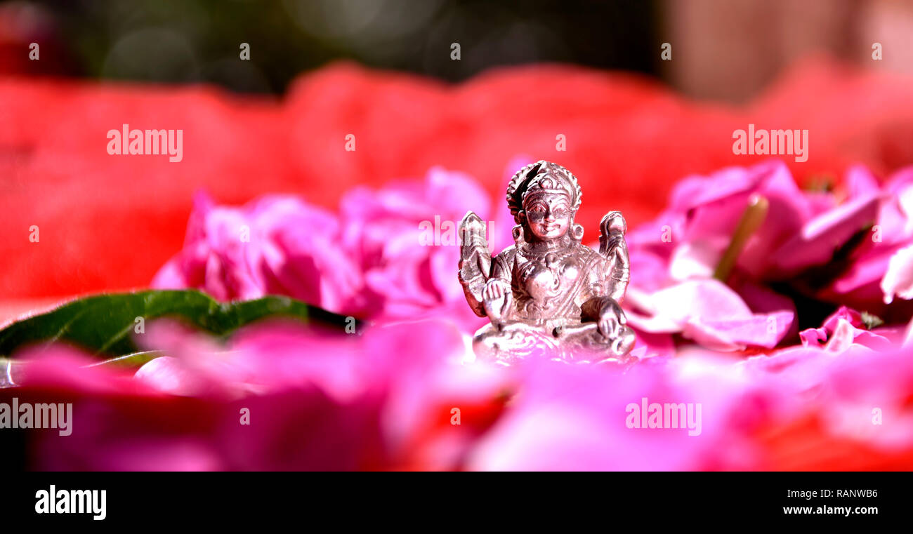 Indian Festival Diwali , Laxmi Pooja Stock Photo