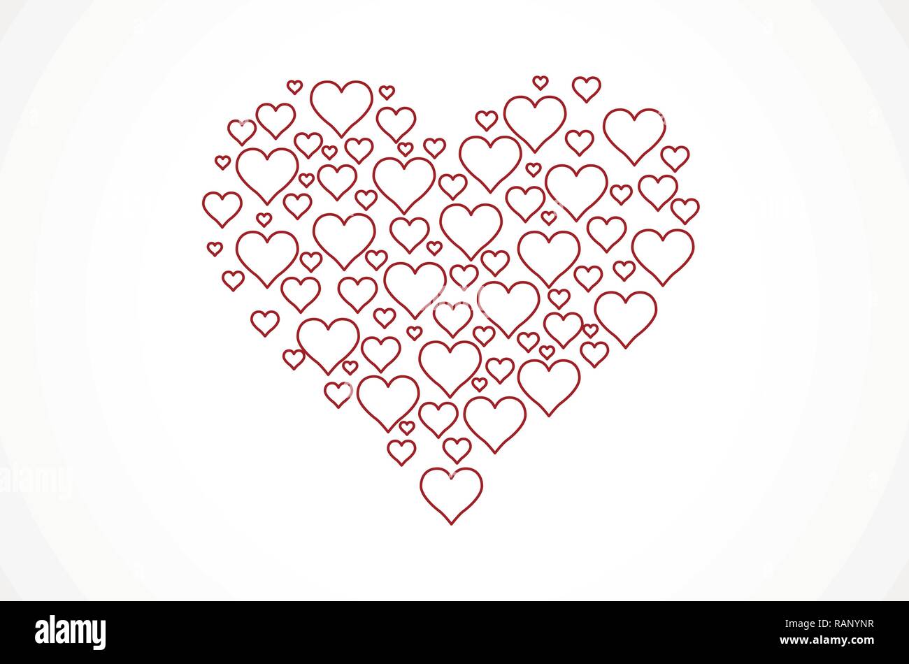 Heart shape for celebrations, vector, illustration, eps file Stock ...