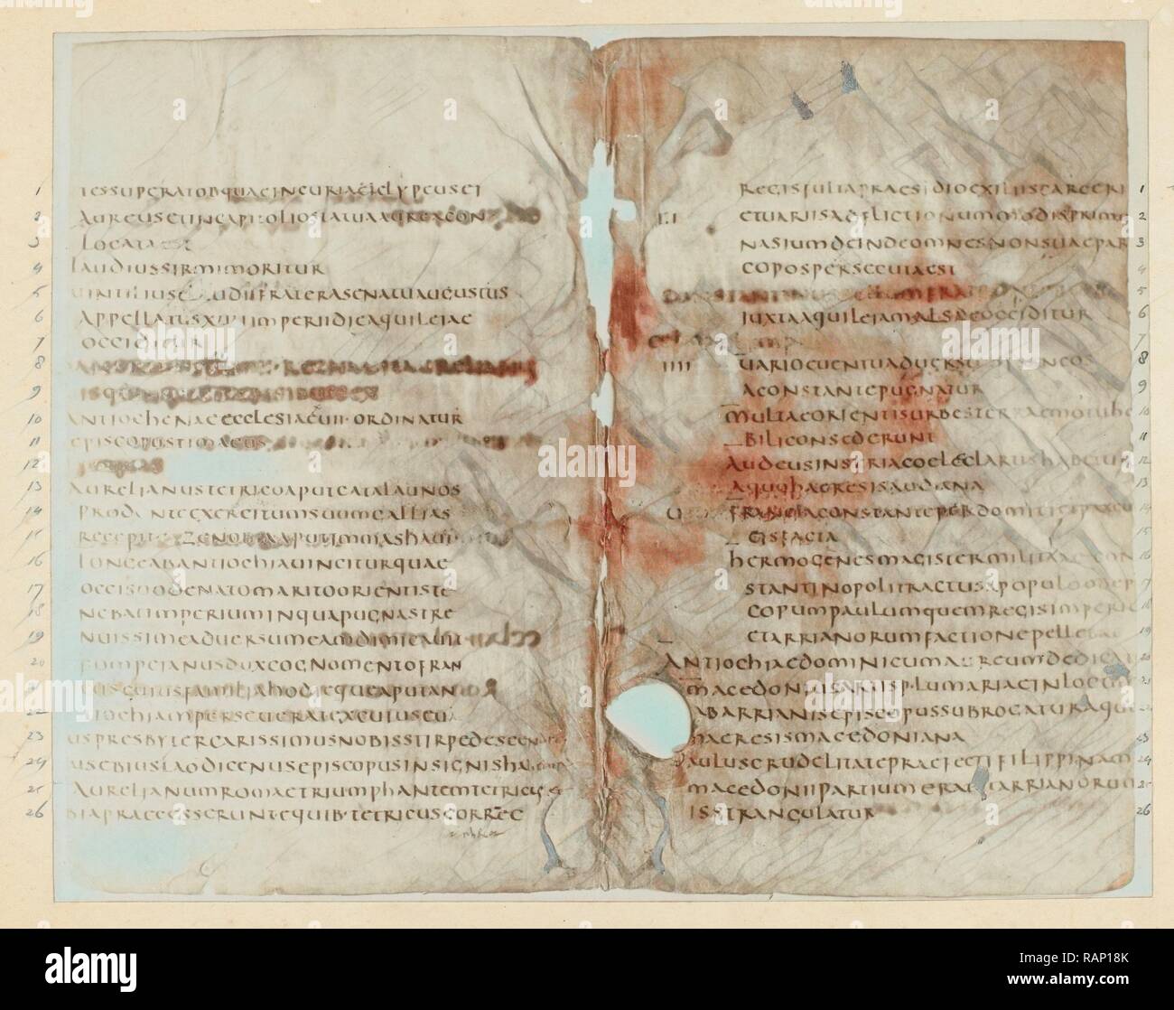 page from a manuscript on parchment, Jan Goedeljee, Dating c. 1870 c