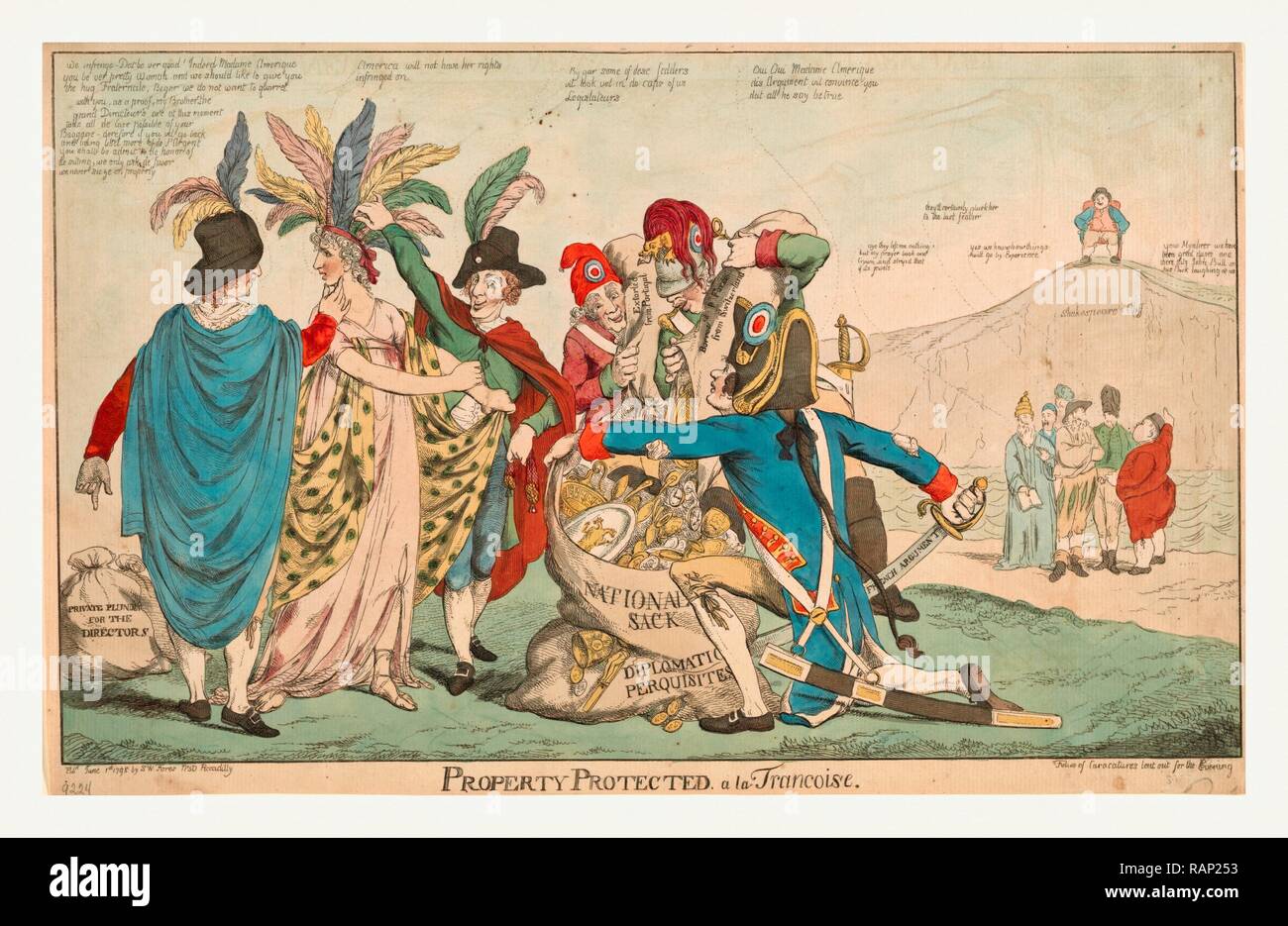 Property protected--à la Françoise, British satire of Franco