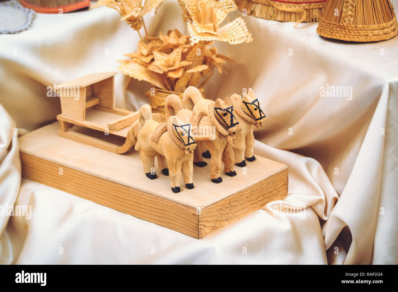 Wooden horse toys hi-res stock photography and images - Alamy