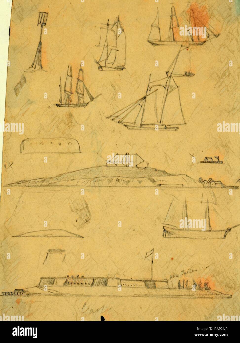 American civil war sketches hi-res stock photography and images - Alamy