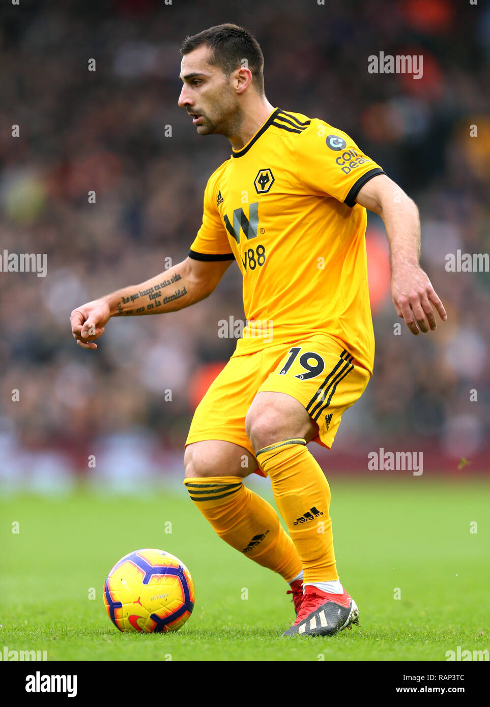 Wolverhampton Wanderers' Jonny Castro in action during the Premier ...