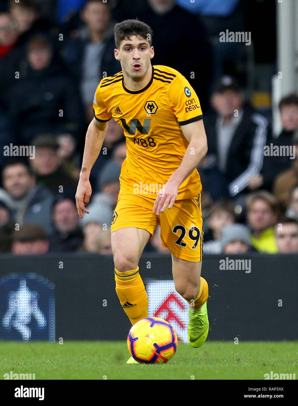 Wolverhampton Wanderers' Ruben Vinagre in action during the Premier ...
