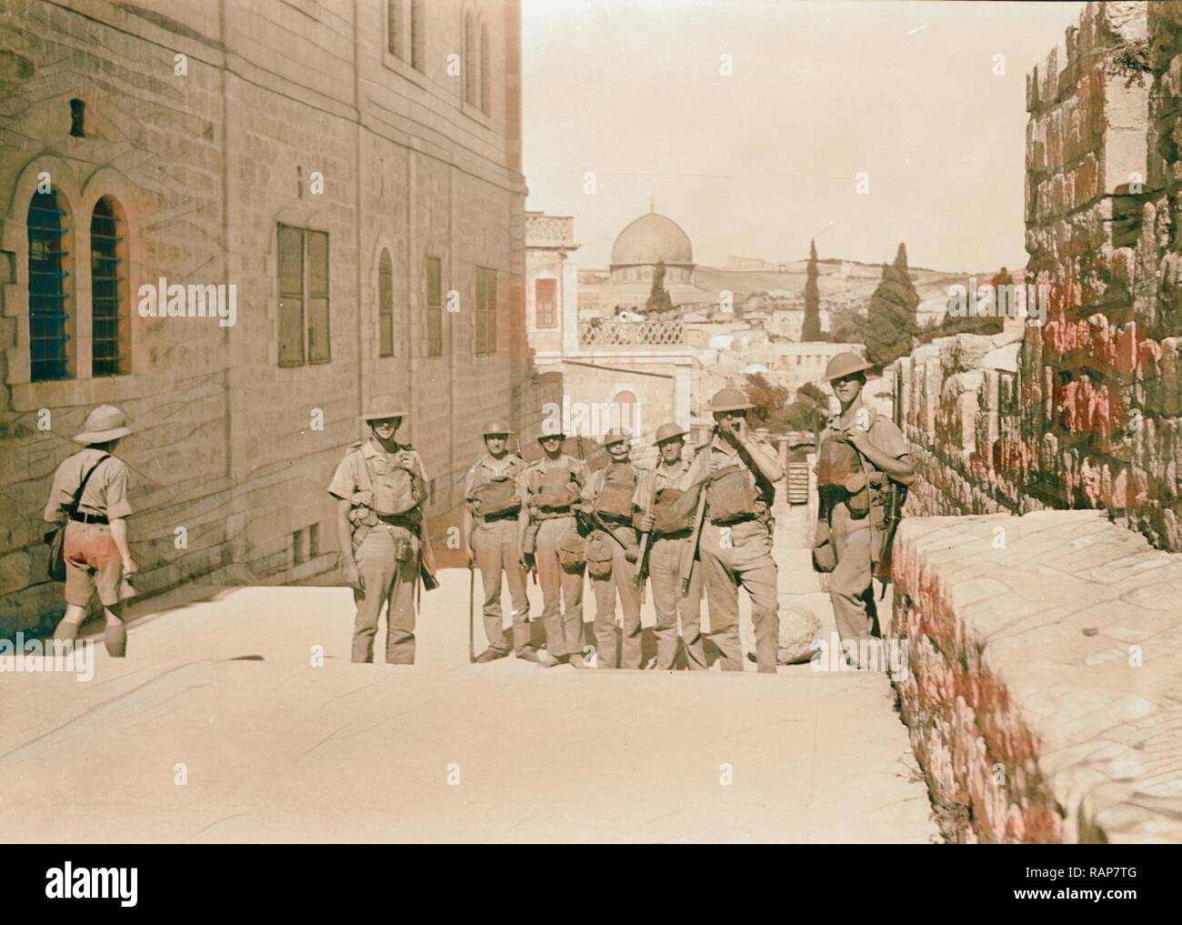 The raising of the siege of Jerusalem Typical scene of troops in Cld ...