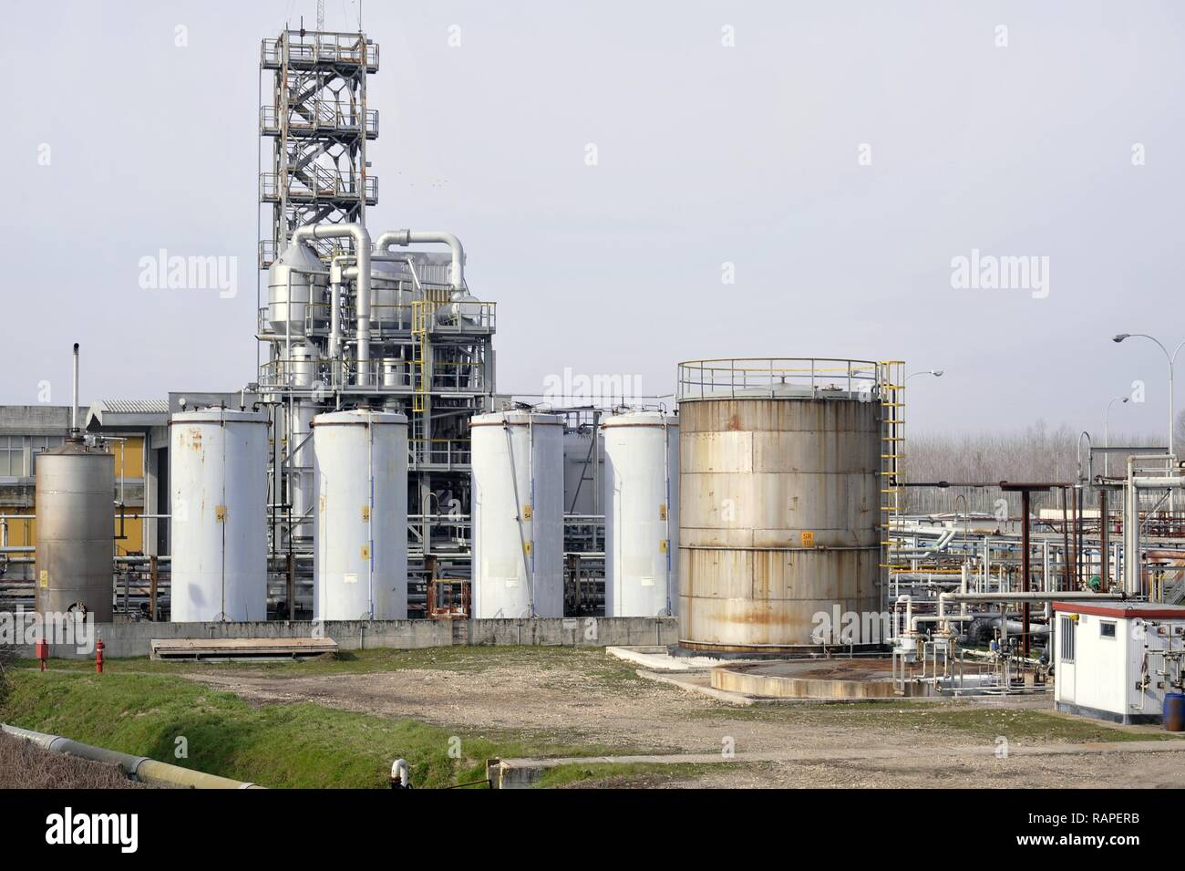 Oxem refinery in Mezzana Bigli (Pavia, Italy), production of biodiesel