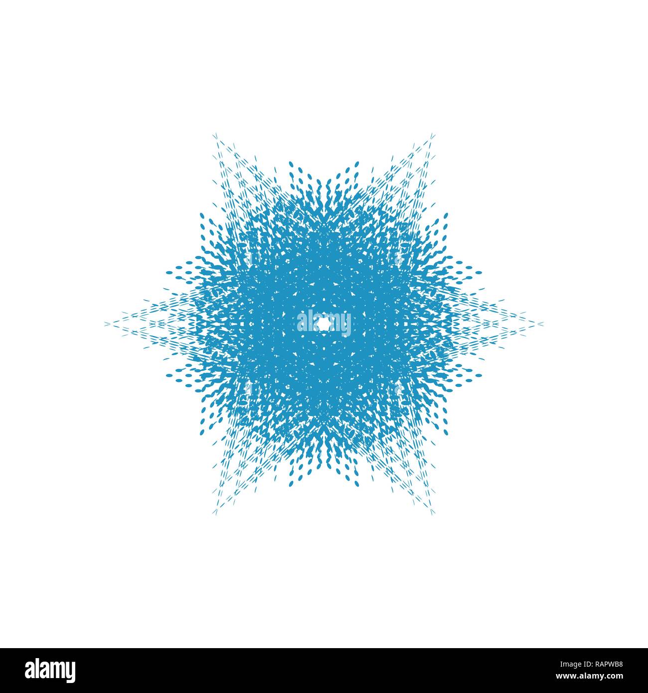 Grunge Isolated Snowflake Stock Vector Image & Art - Alamy