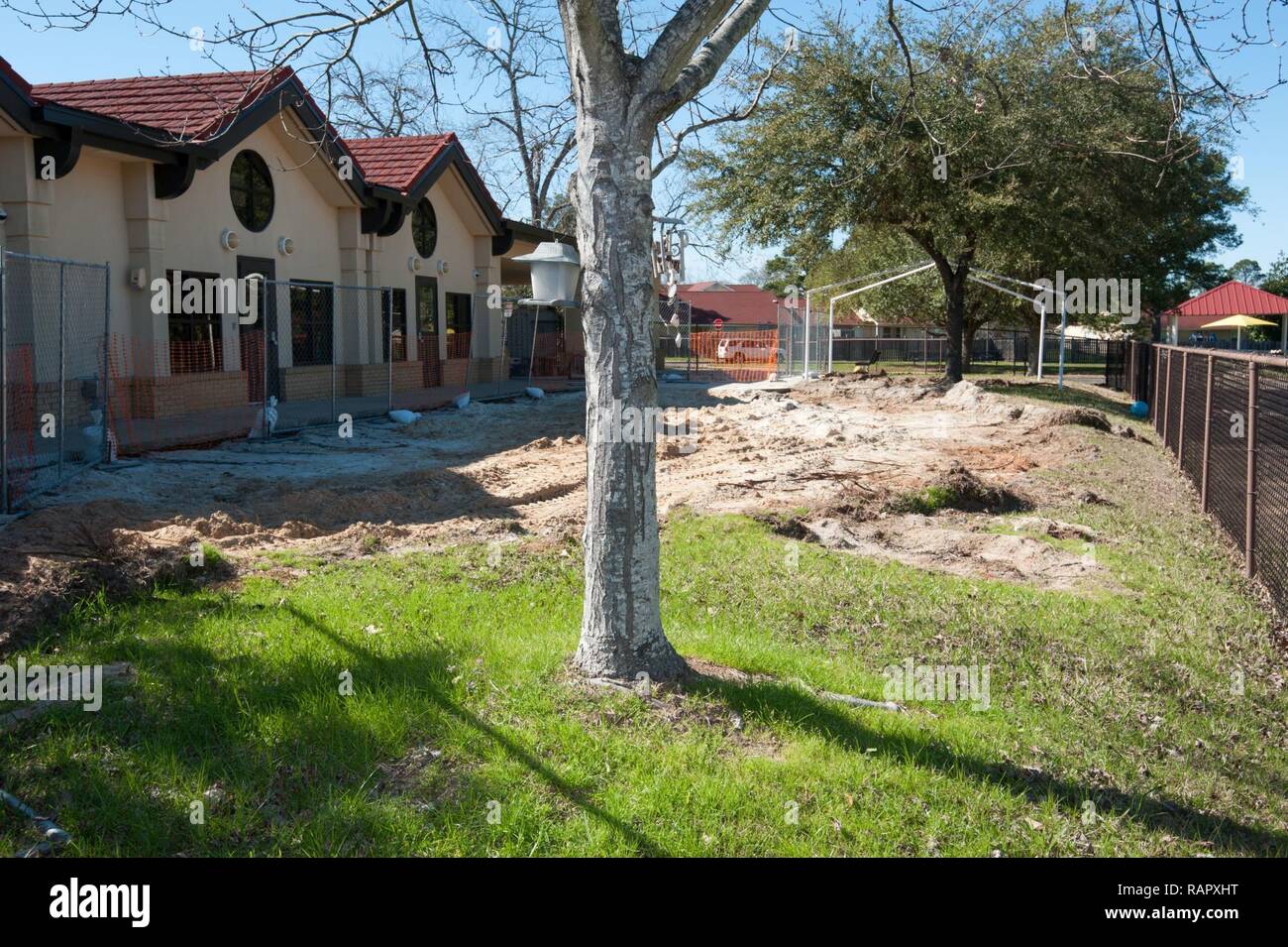 Maxwell AFB, Ala. The playgrounds of the Child Development Center