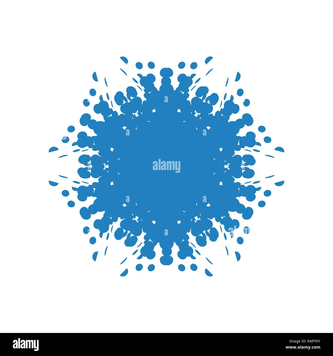 Grunge Isolated Snowflake Stock Vector Image & Art - Alamy