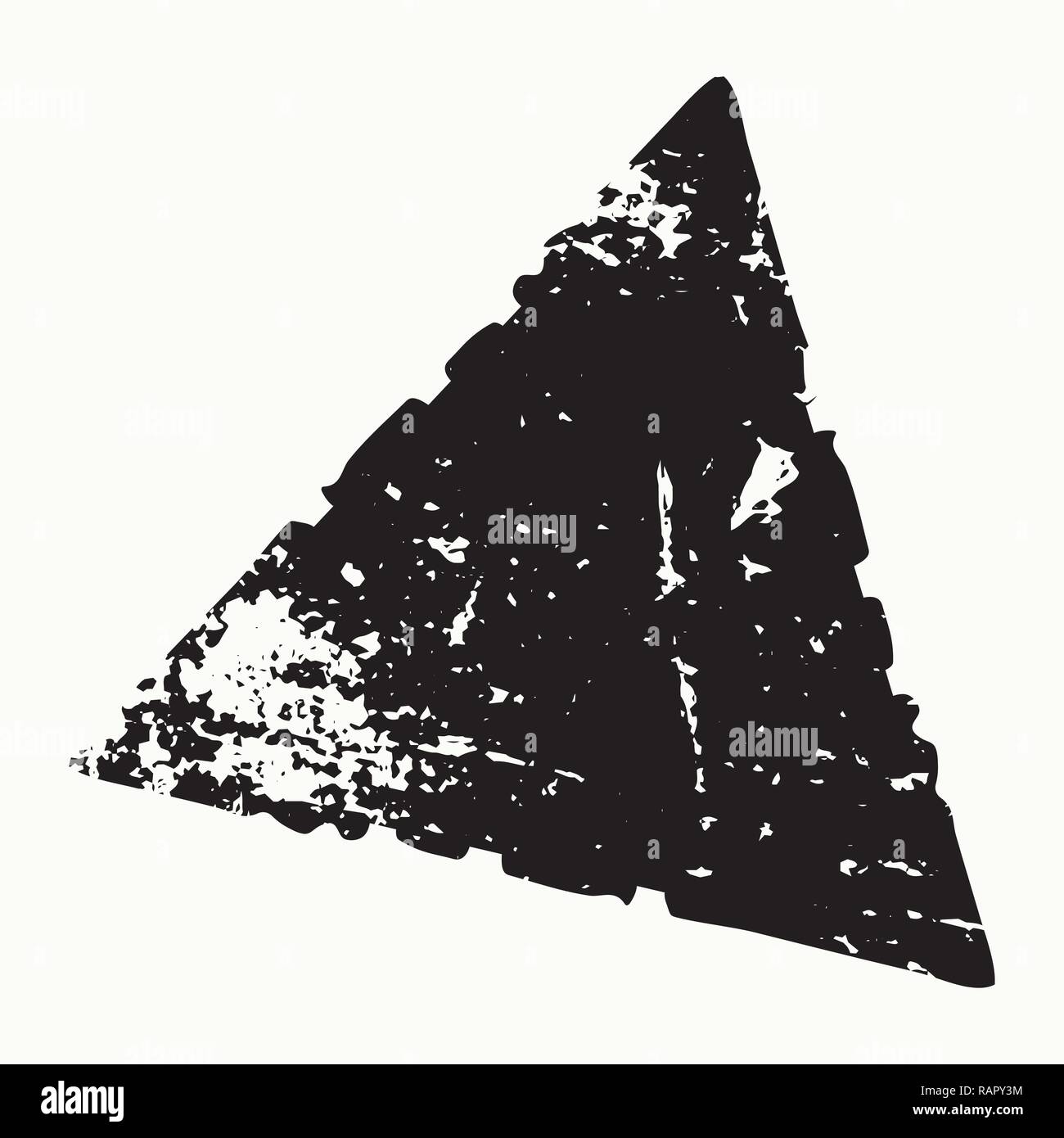 Grunge Isolated Triangle Stock Vector Image & Art Alamy