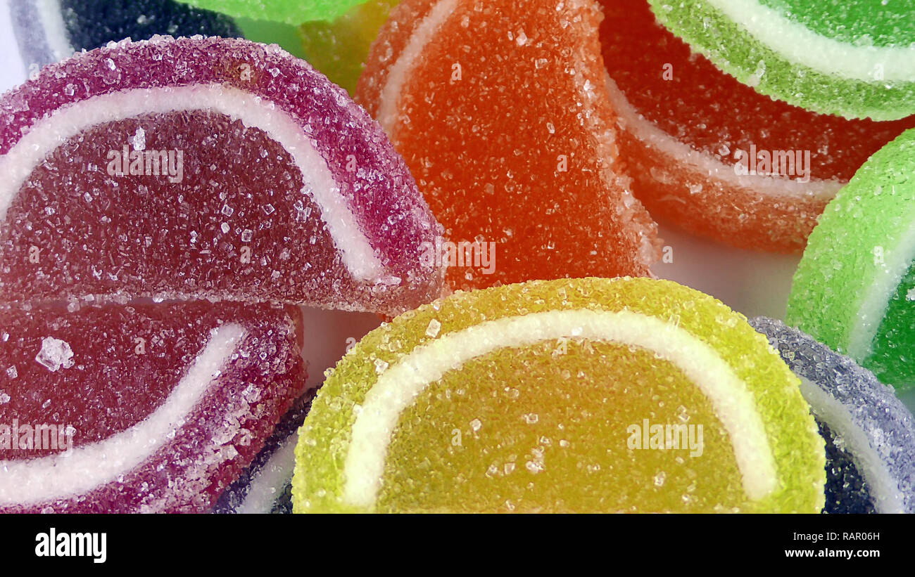 Candy Sweet Jelly Lolly and Delicious Sugar Dessert Stock Photo Alamy