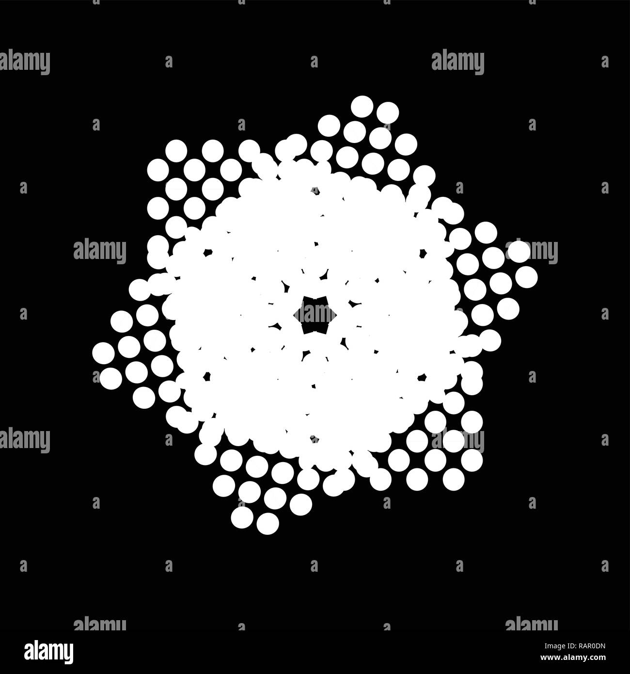 Grunge Snowflake Isolated Stock Vector Image & Art - Alamy