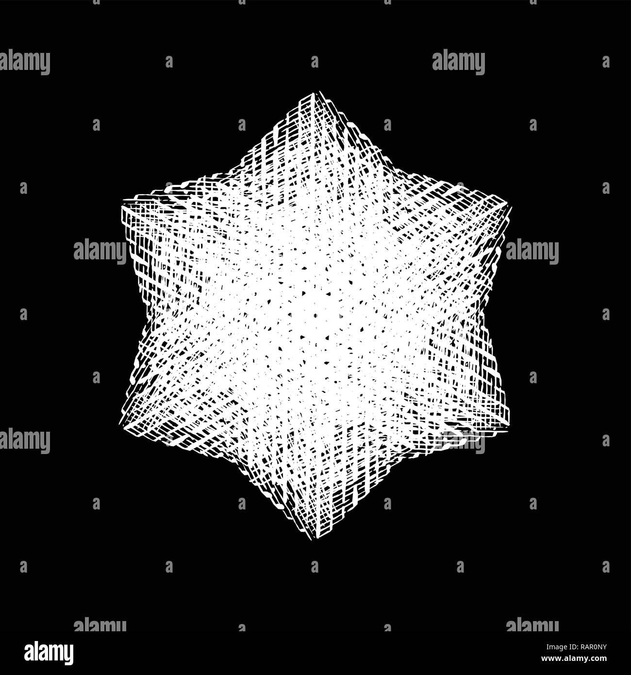 Grunge Snowflake Isolated Stock Vector Image & Art - Alamy