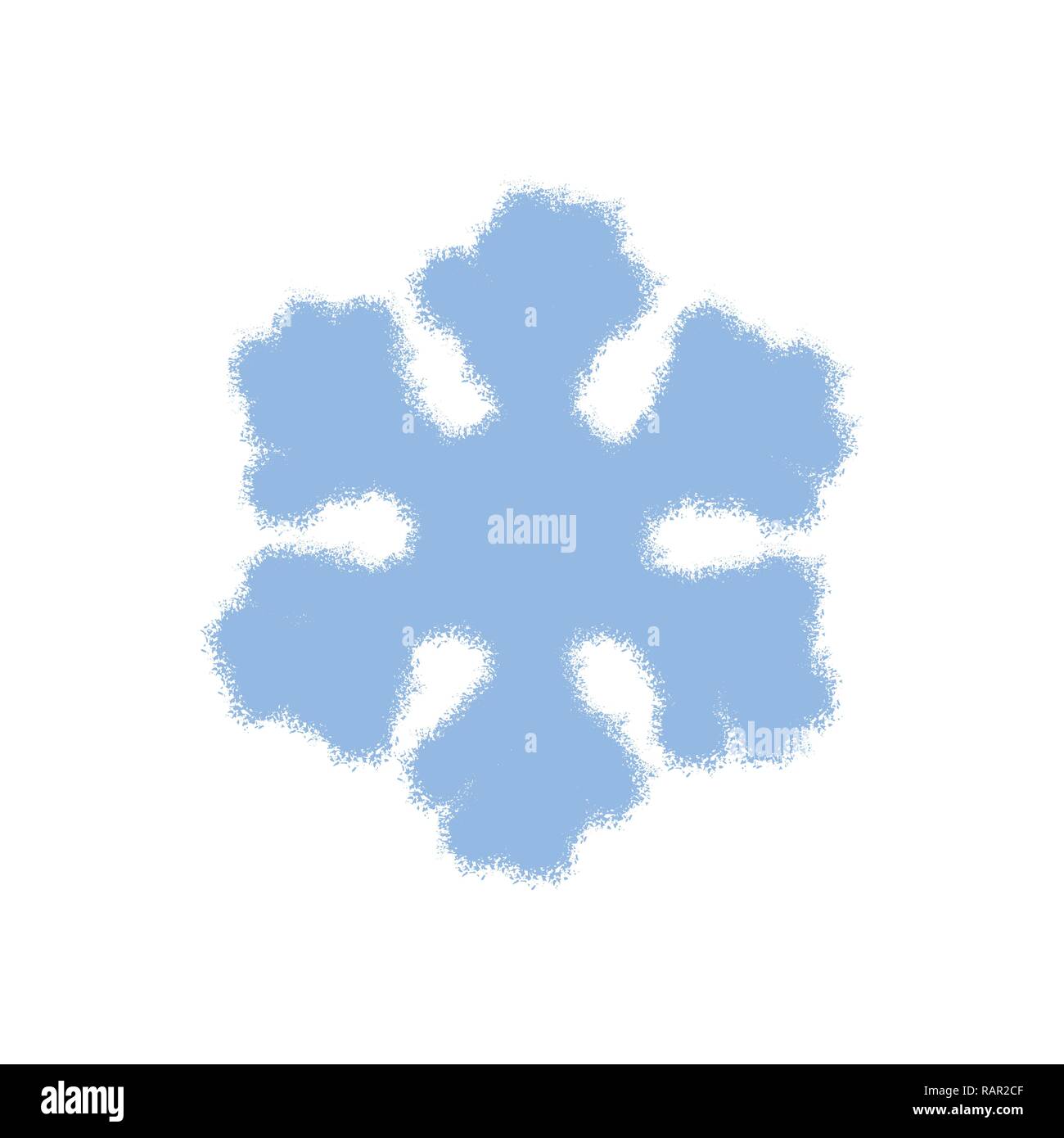 Simple Grunge Snowflake Stock Vector Image & Art - Alamy