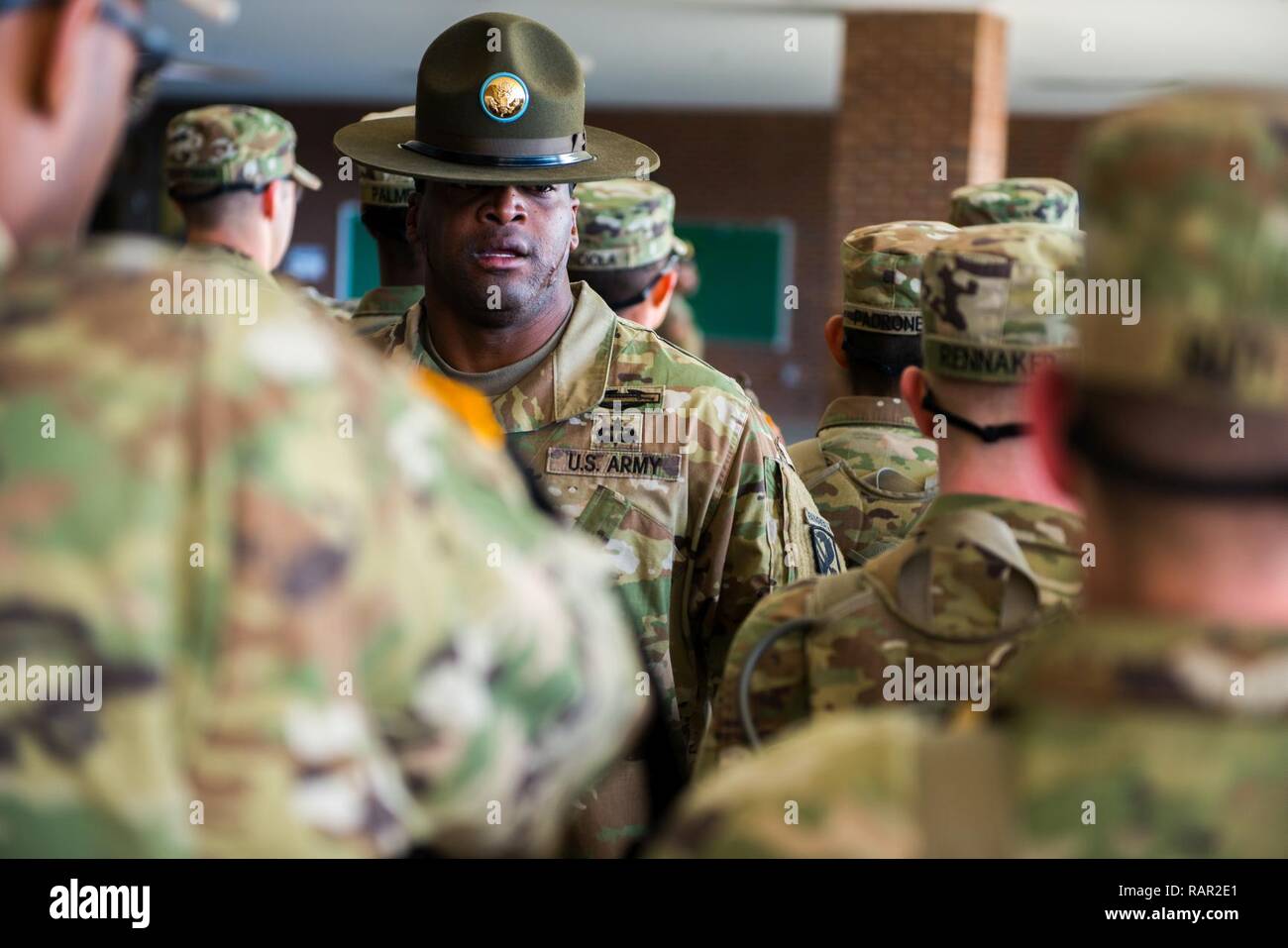(FORT BENNING, Ga.) U.S. Army Infantry soldiersintraining assigned to Alpha Company, 1st