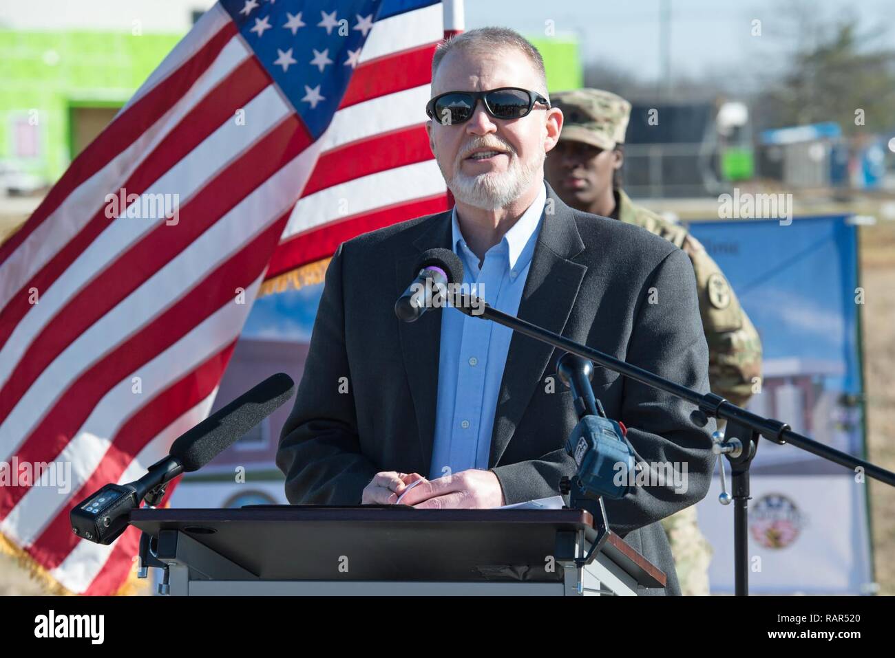 A groundbreaking ceremony was conducted at Fort Knox, Kentucky to