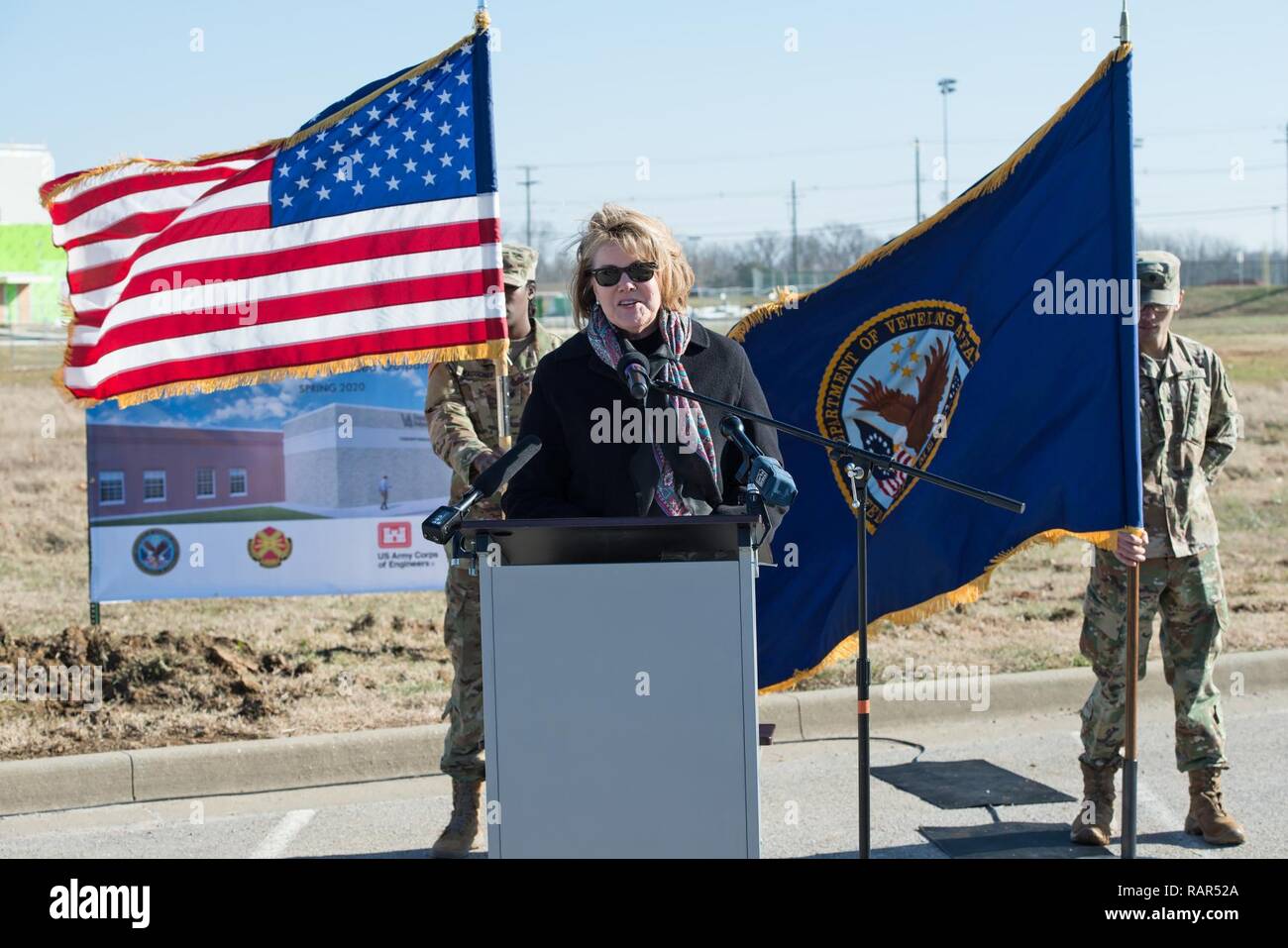 A groundbreaking ceremony was conducted at Fort Knox, Kentucky to