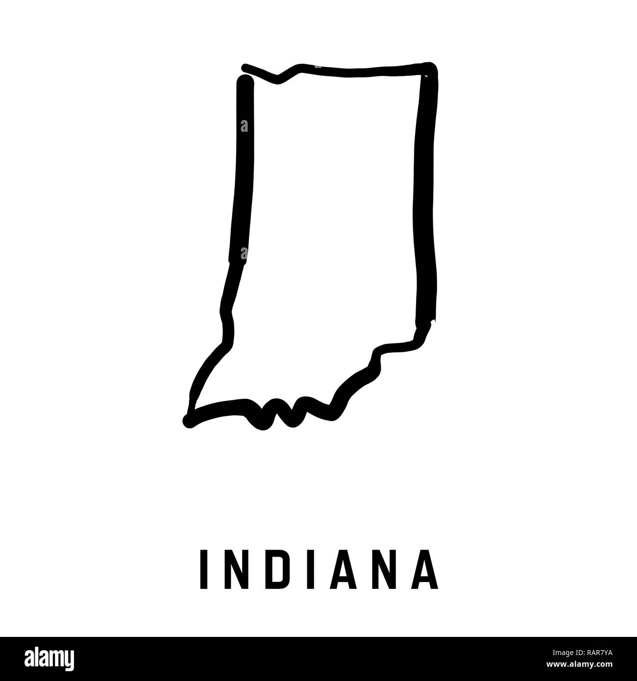 Indiana state map hi-res stock photography and images - Alamy indiana-state-map-hi-res-stock-photography-and-images-alamy