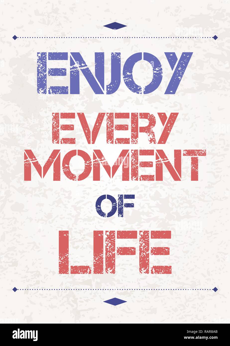 Enjoy every moment quote sign typography Vector Image