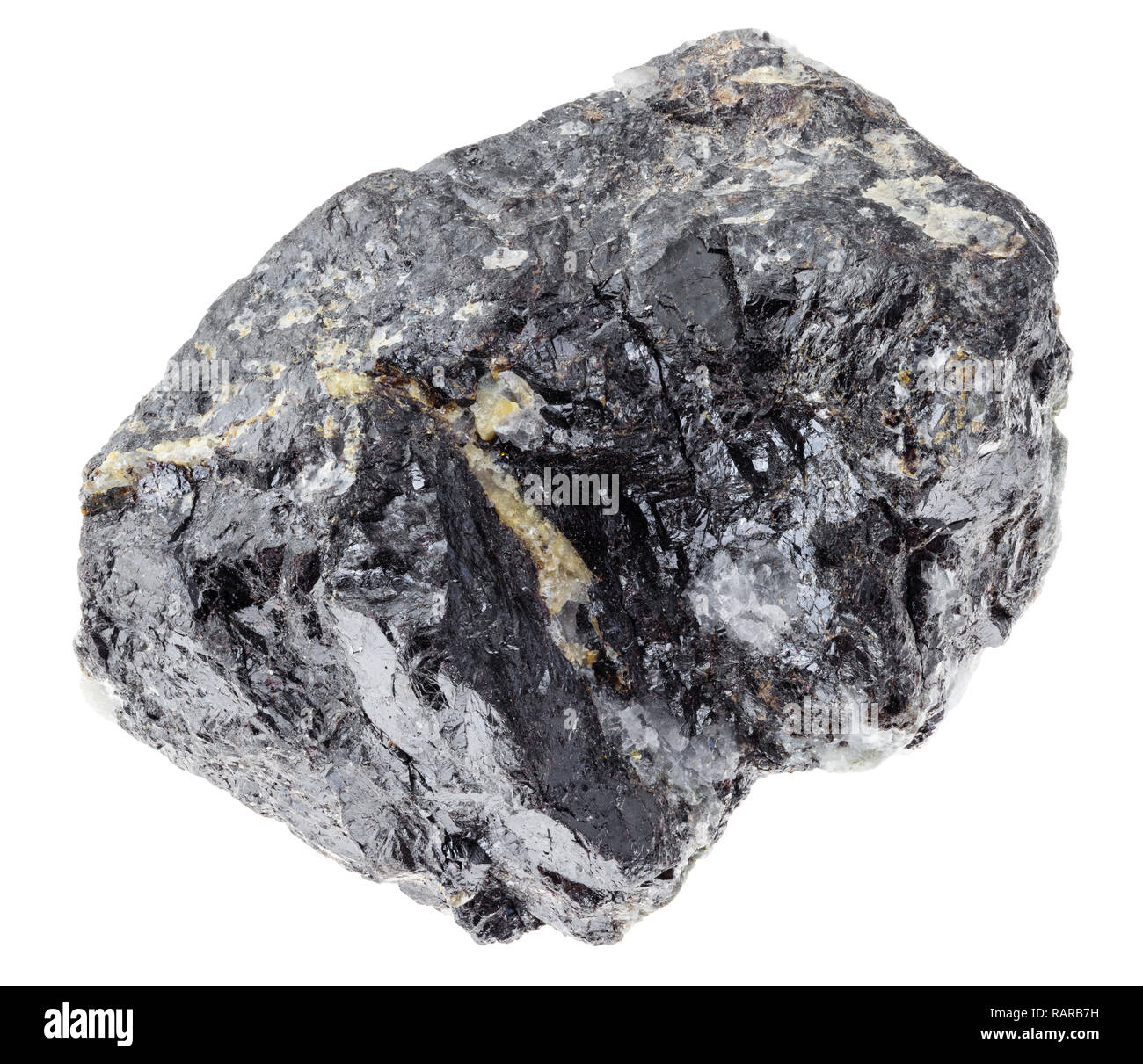 macro photography of natural mineral from geological collection raw