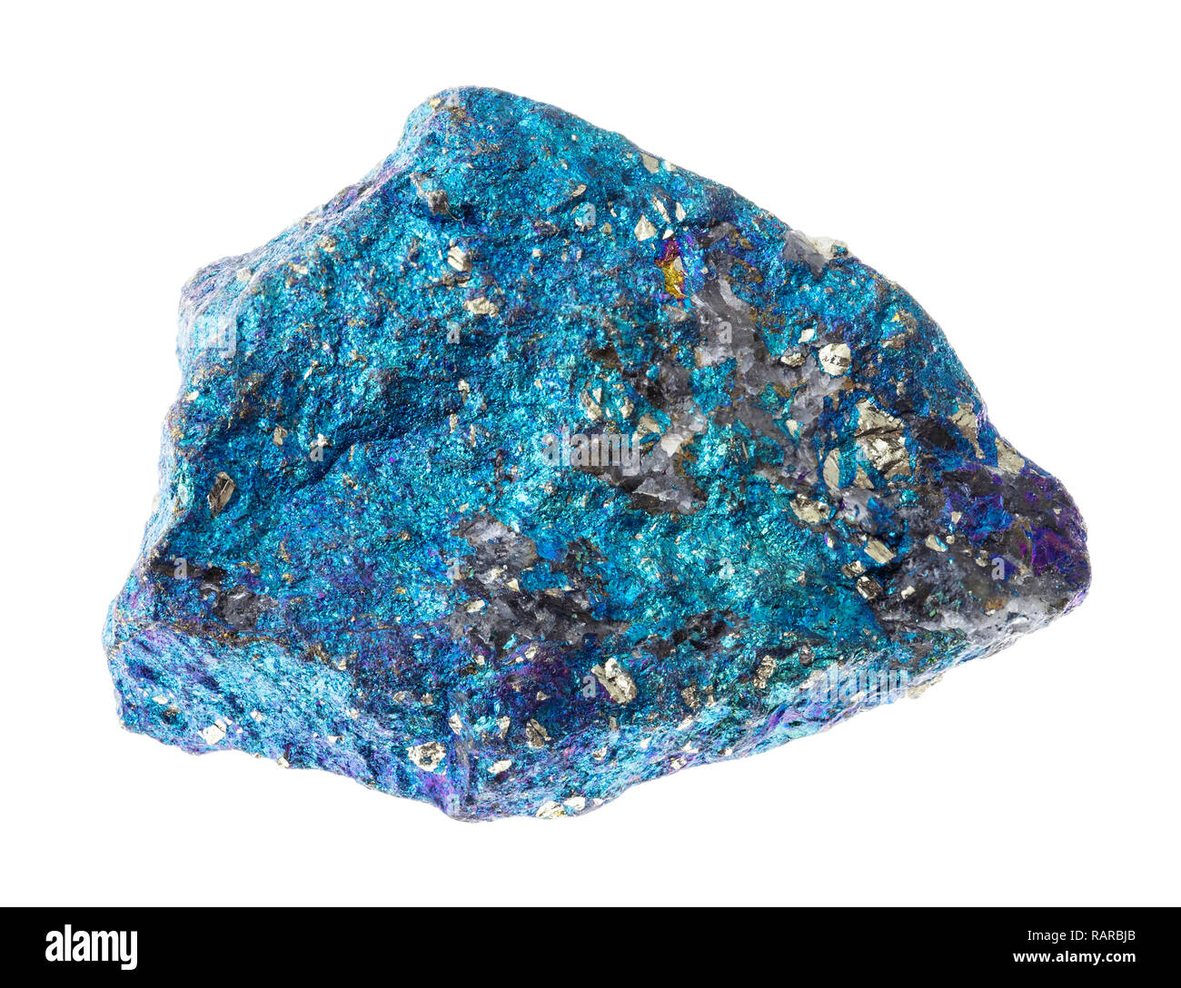 macro photography of natural mineral from geological collection rough