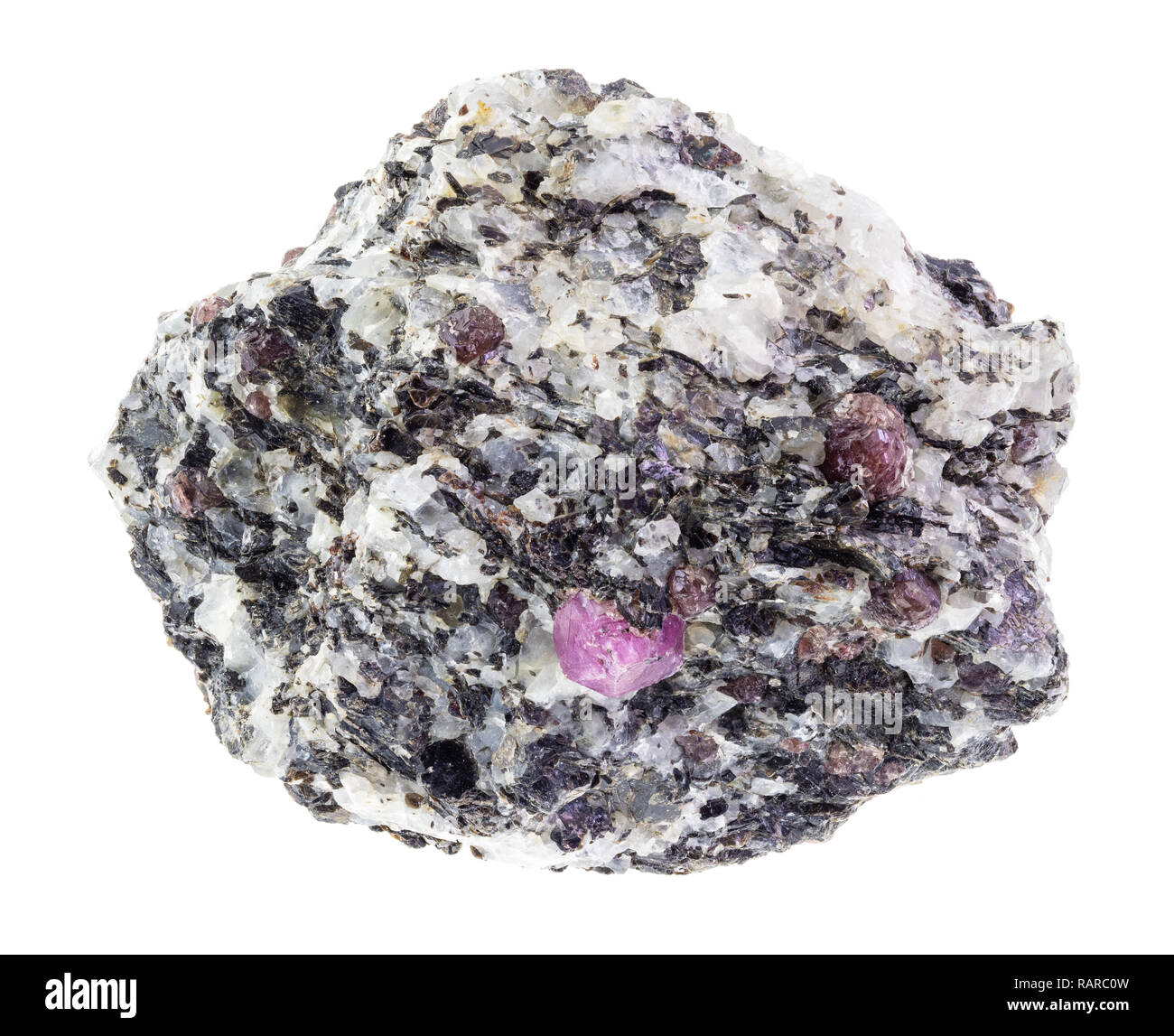 macro photography of natural mineral from geological collection