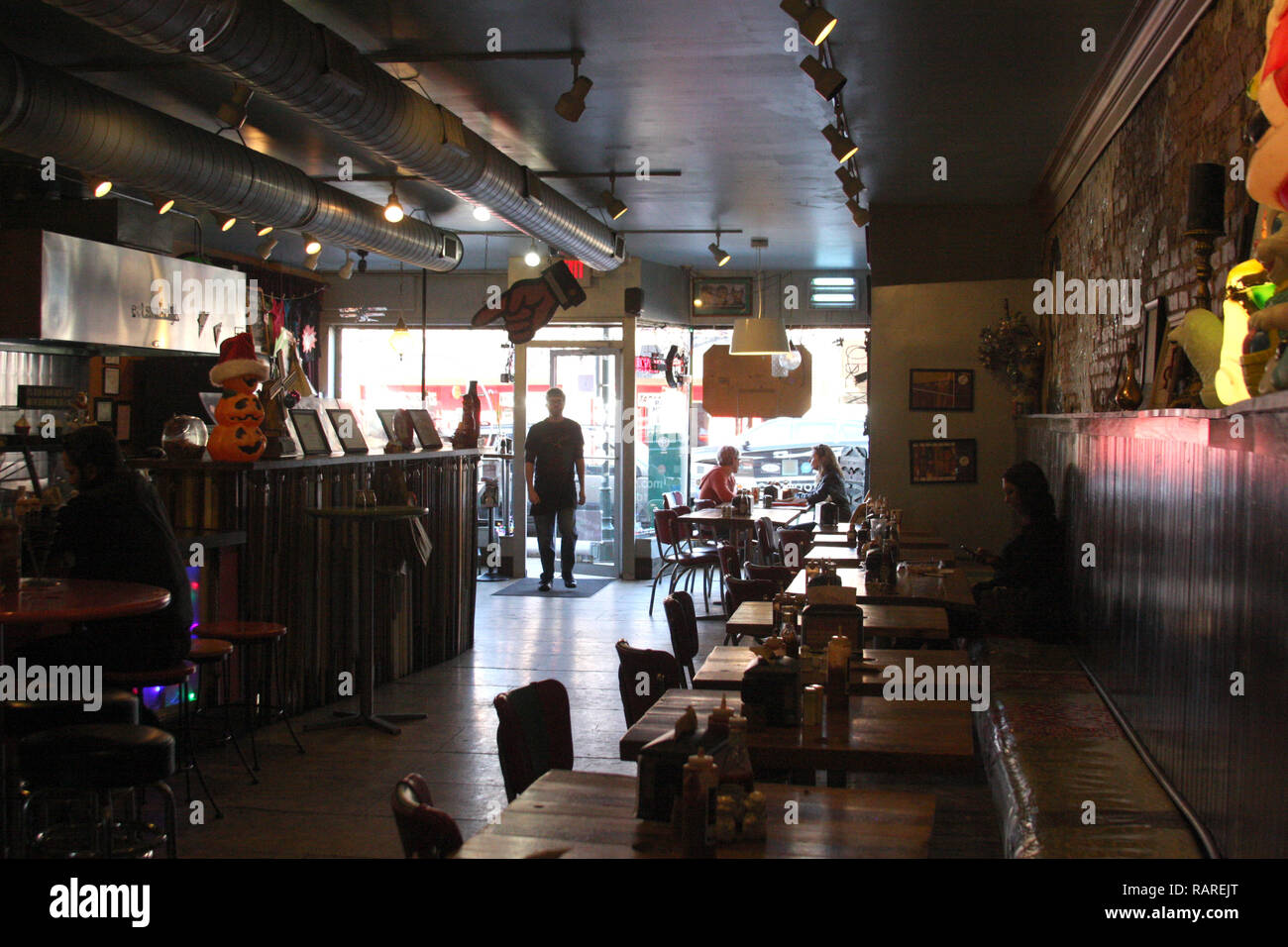 Interior of restaurant in downtown Chattanooga, TN, USA Stock Photo Alamy