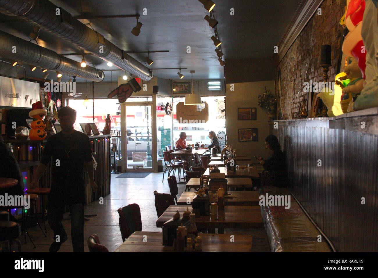 Interior of restaurant in downtown Chattanooga, TN, USA Stock Photo Alamy