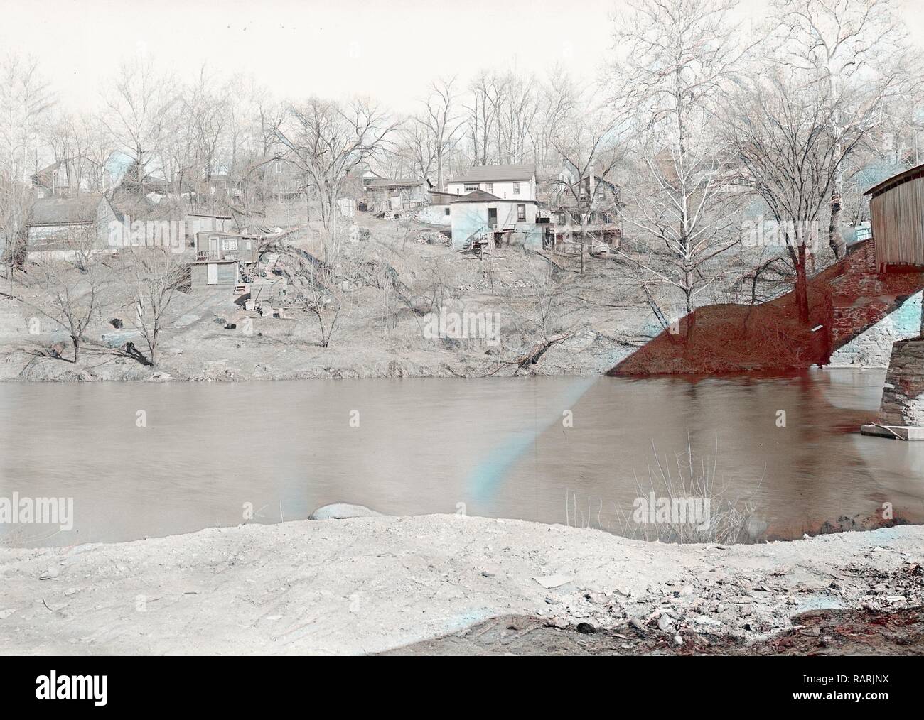 Lancaster, Pennsylvania Housing. Sunnyside near covered bridge over