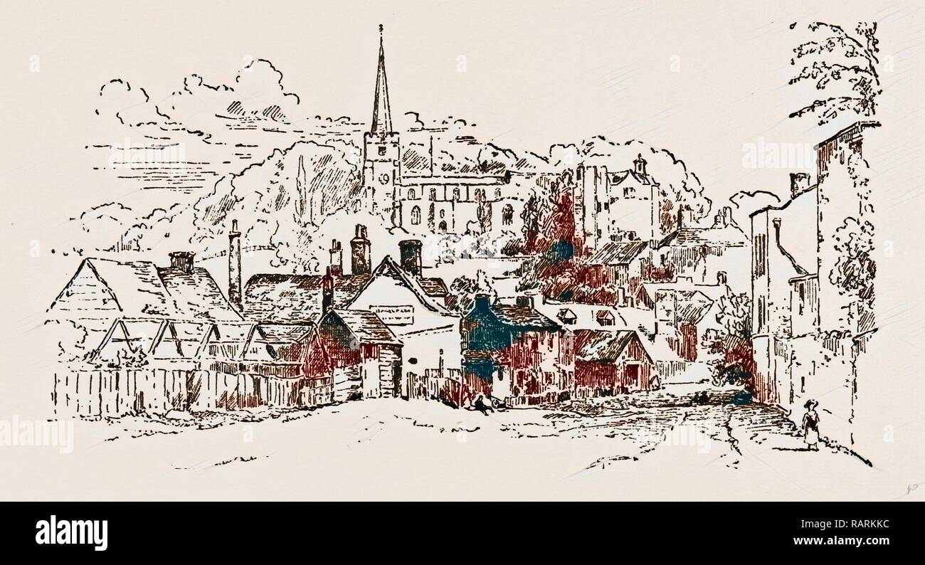 Harrow from a pencil sketch taken in 1817 uk reimagined by gibon classic art with a modern twist reimagined
