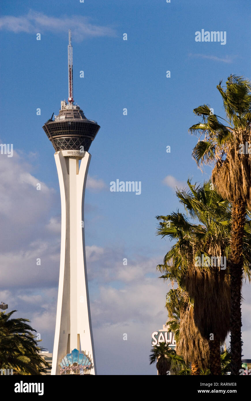 The 1,149 ft. Stratosphere Tower, tallest freestanding observation