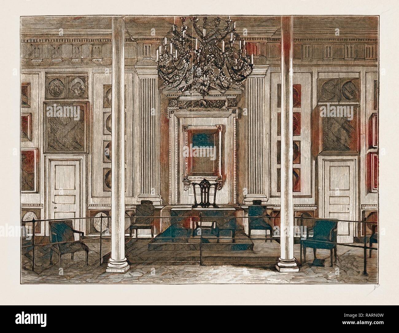 THE AMERICAN CENTENNIAL EXHIBITION, 1876 ROOM IN INDEPENDENCE HALL