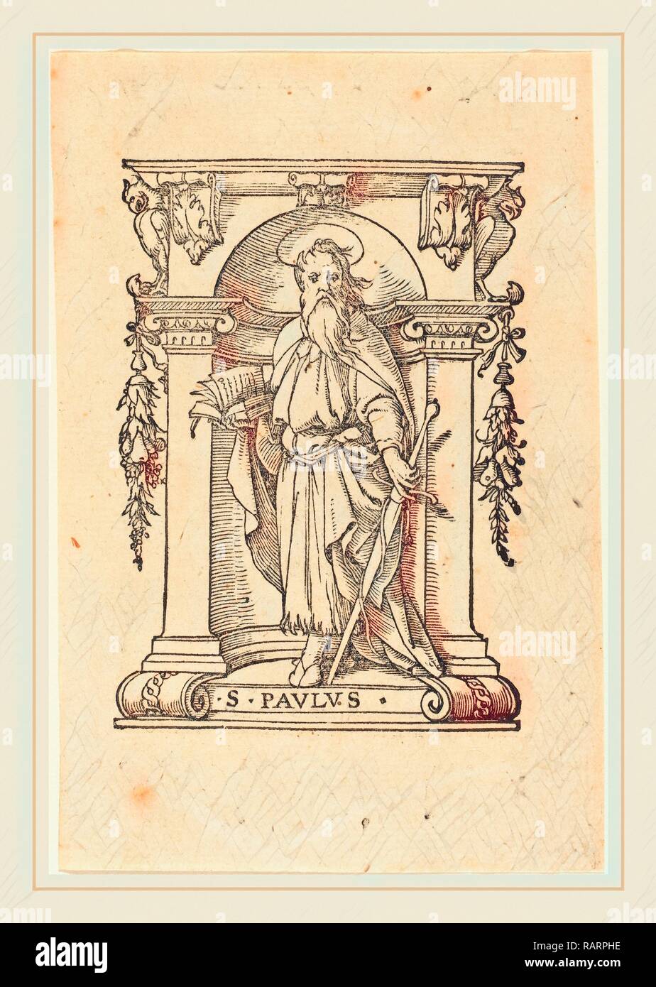 Hans Holbein the Younger (German, 1497-1498-1543), Saint Paul with Book ...