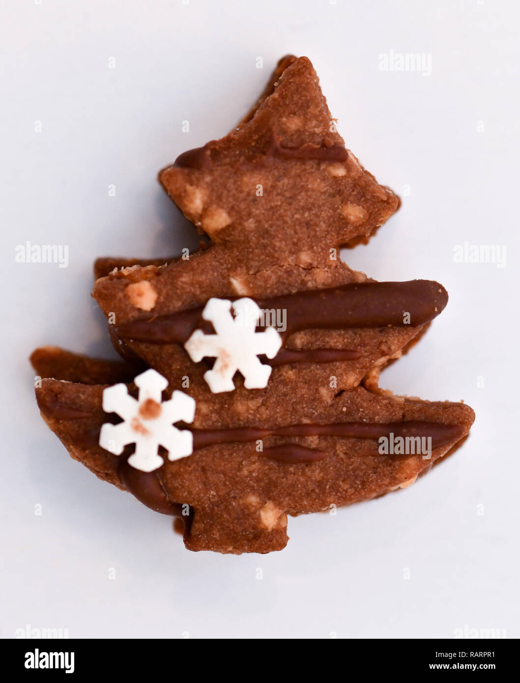 Biscuit Christmas cake, Keks Weihnachtsgebaeck Stock Photo