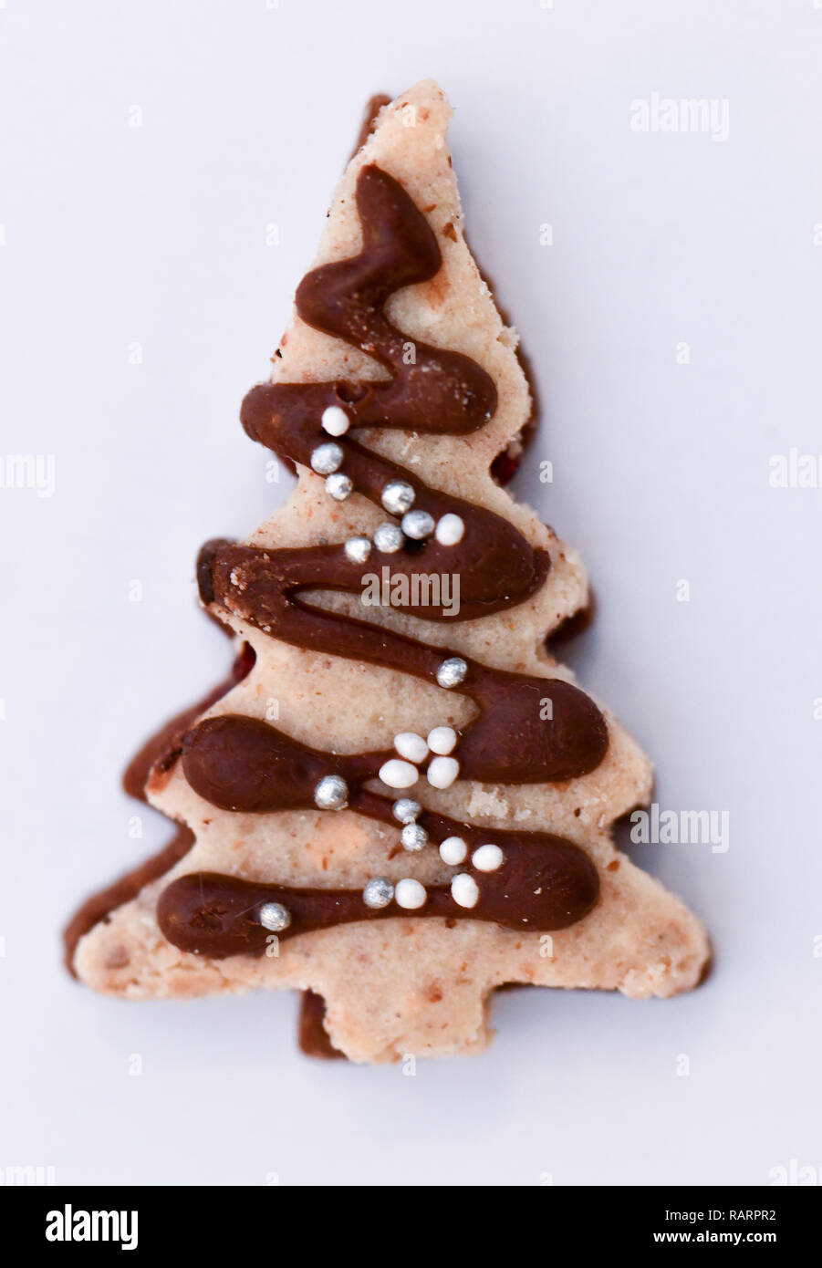 Biscuit Christmas cake, Keks Weihnachtsgebaeck Stock Photo