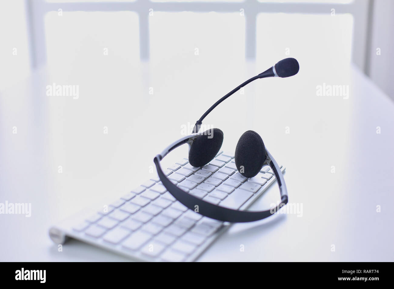 Communication support, call center and customer service help desk. VOIP ...