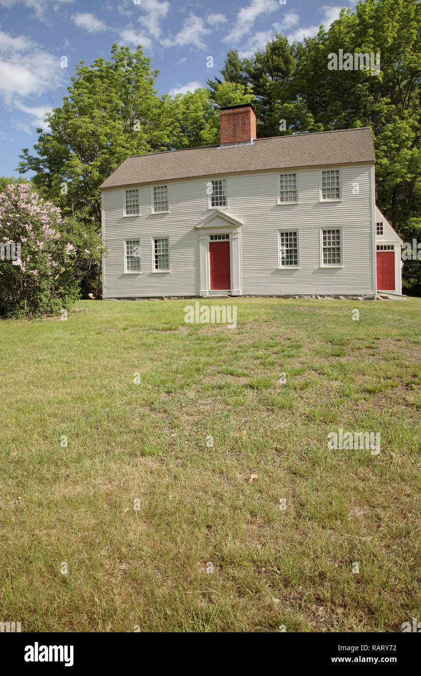 The Old eighteenth century Parsonage in the historical district of