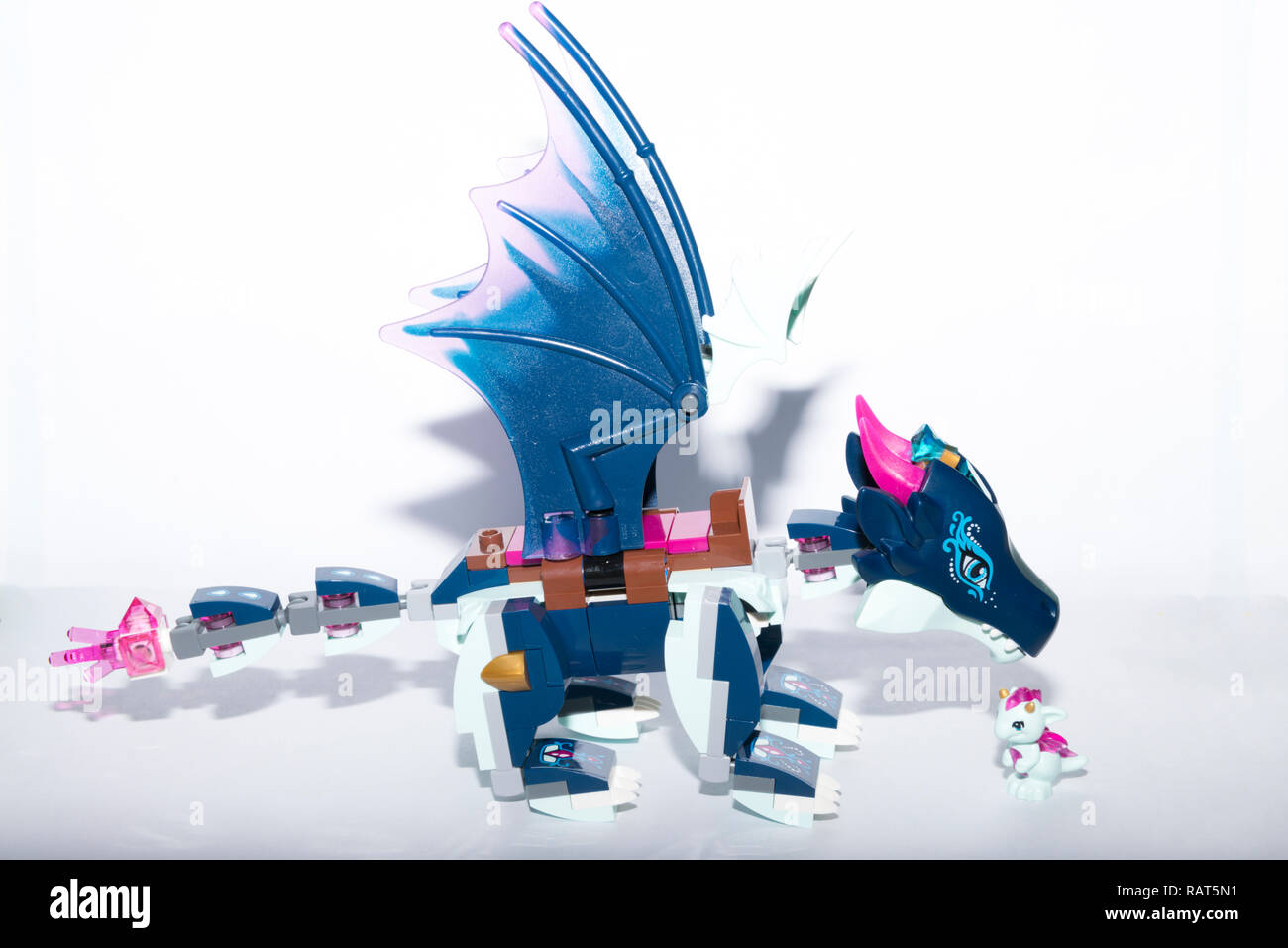 Lego Dragon Stock Photo