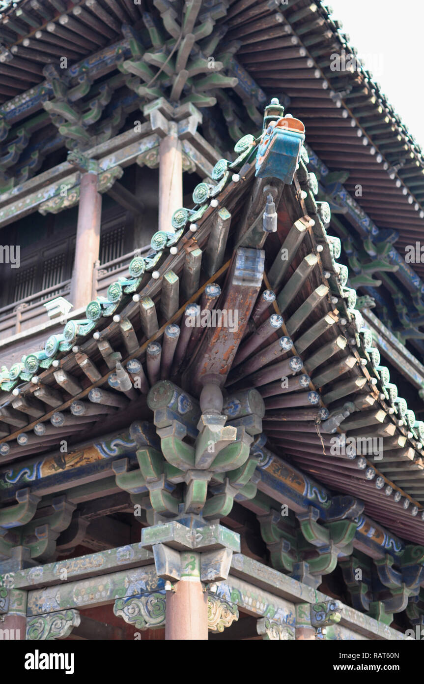 Roof structure with chinese design hires stock photography and images