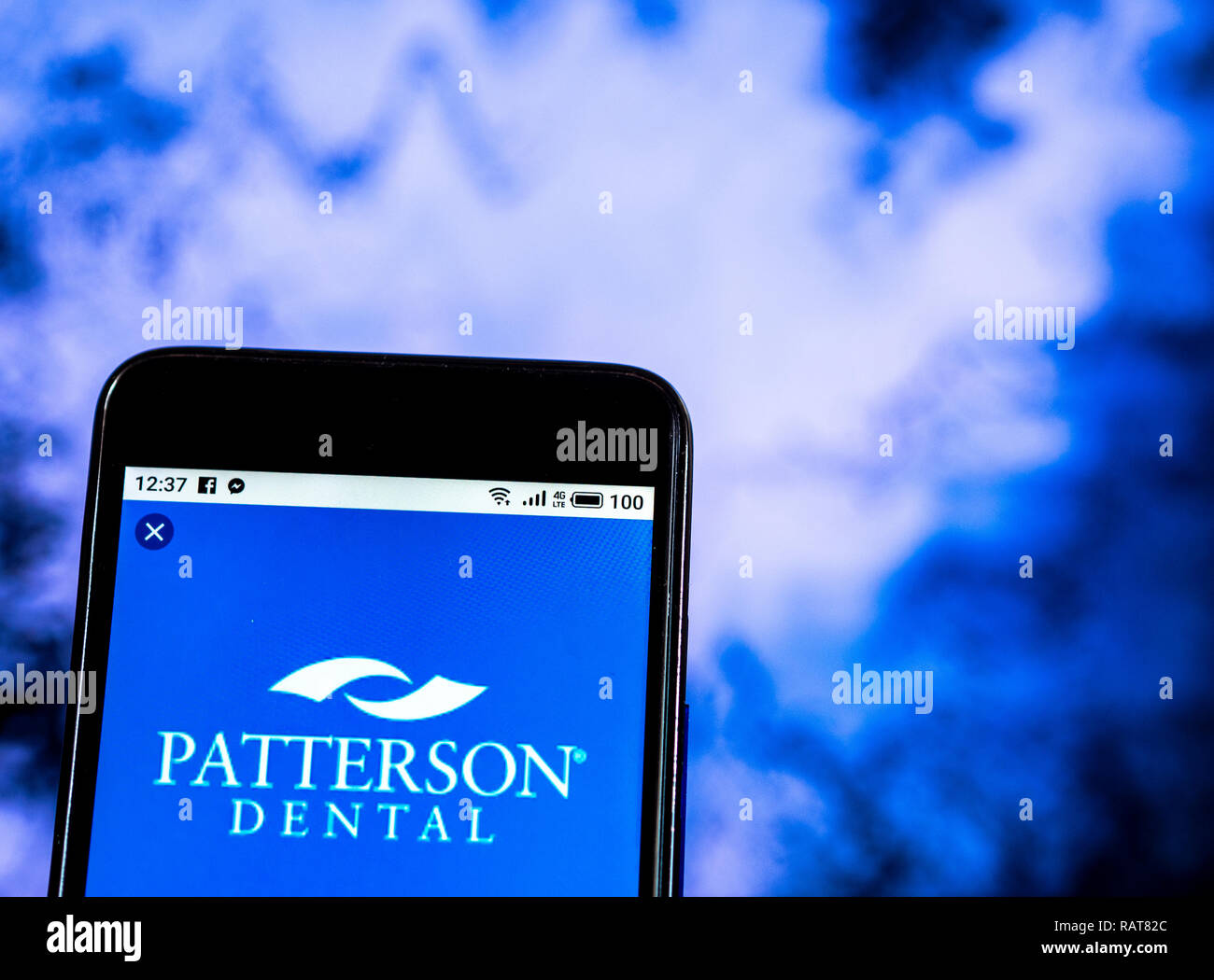 Patterson Companies logo seen displayed on smart phone Stock Photo - Alamy