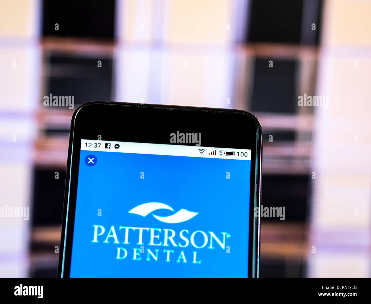 Patterson Companies logo seen displayed on smart phone Stock Photo - Alamy