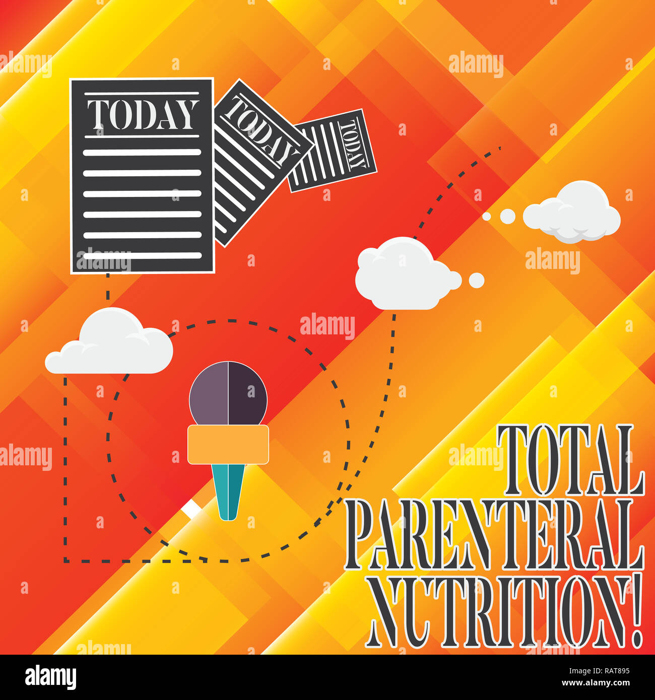 Handwriting Text Total Parenteral Nutrition Concept Meaning Infusing A Specific Form Of Food Through A Vein Information And Documents Passing Thru Cl Stock Photo Alamy