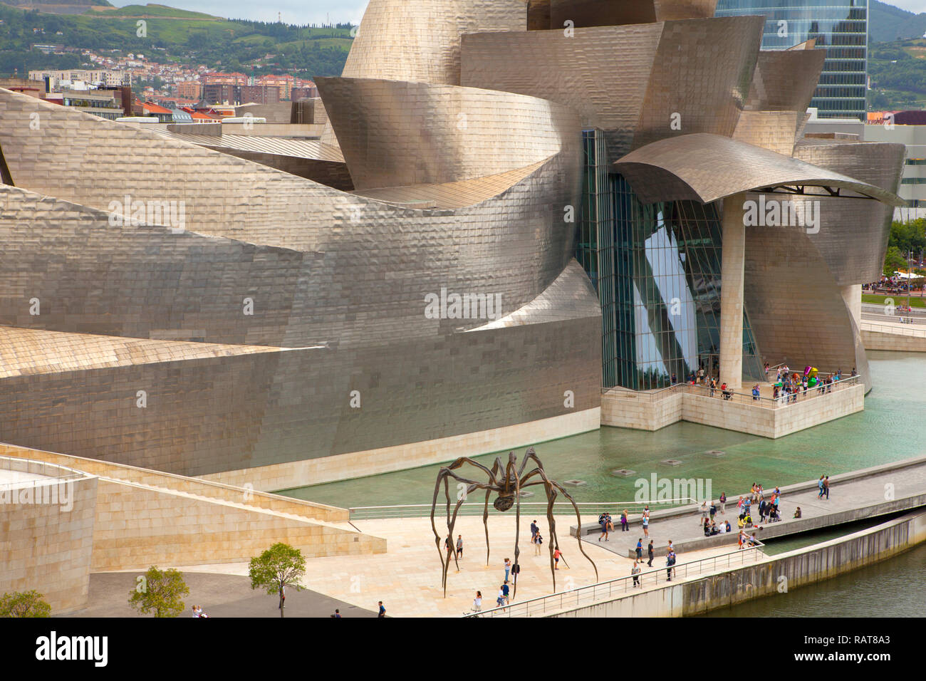 The Guggenheim Museum, Bilbao, Stock Photo