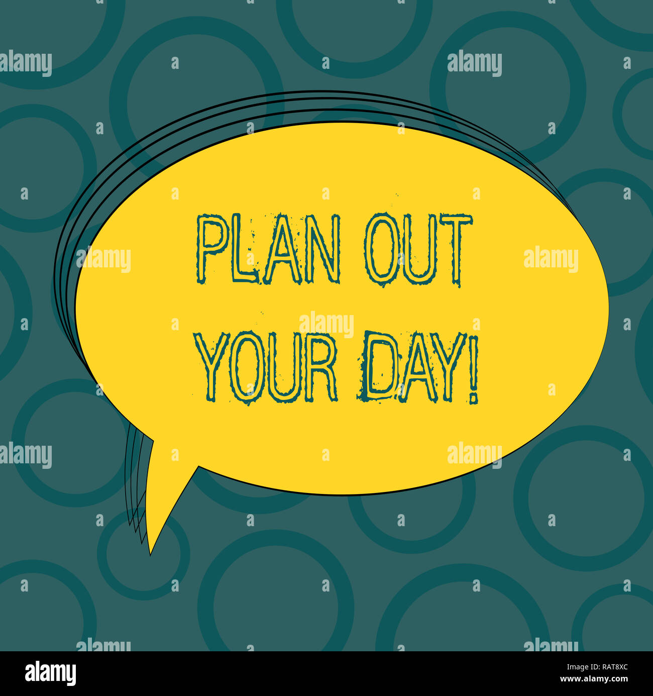 Writing note showing Plan Out Your Day. Business photo showcasing Make an schedule of activities