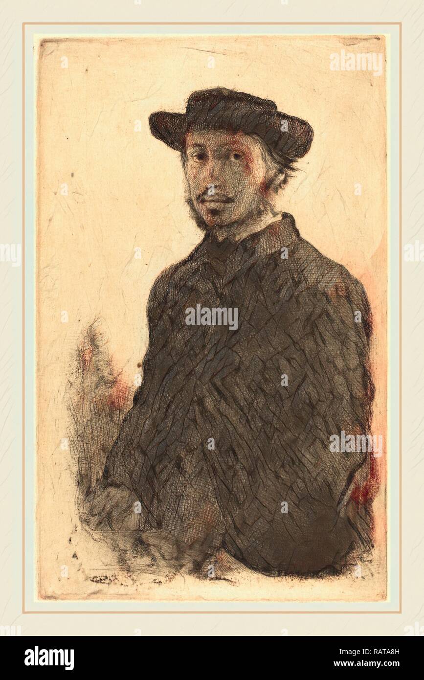 Edgar Degas French 1834 1917 Self Portrait Edgar Degas Par Lui Même Probably 1857