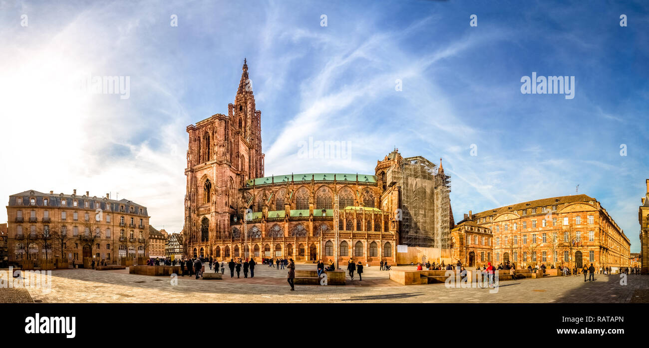 Cathedral, Strassburg, France Stock Photo